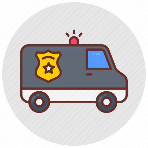 Police, van, wagon, paddy, vehicle, car, radio icon - Download on Iconfinder