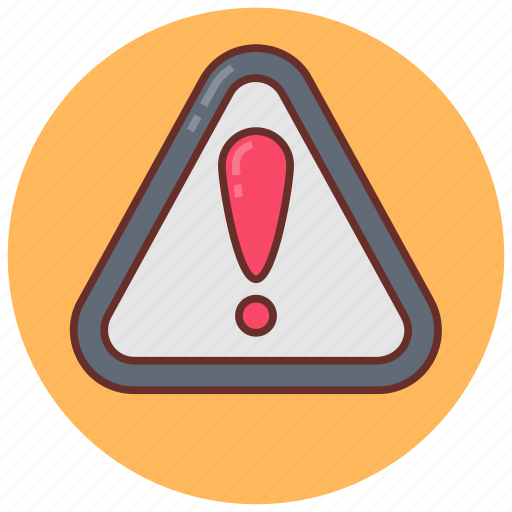 Cautioned, intimation, warning, exclamation, mark, advice, notification icon - Download on Iconfinder