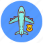 airport, police, airplane, security, flying, plane, patrol, forces 