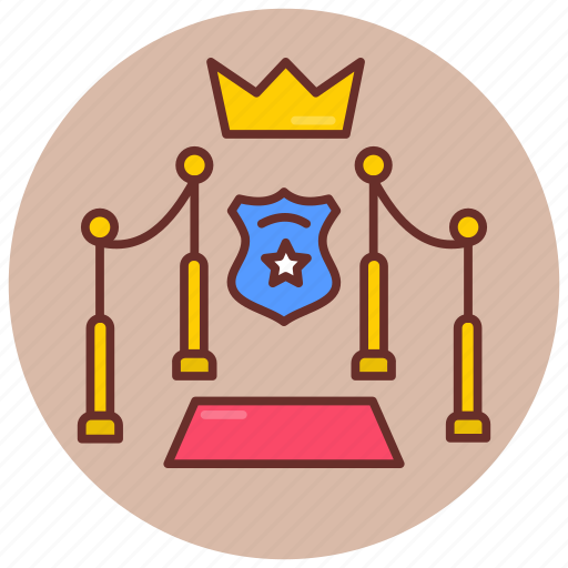 Vip, dignitary, celebrity, star, big, chief, red icon - Download on Iconfinder