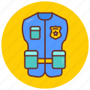 reflective, police, vest, robe, bulletproof, jacket, singlet, uniform
