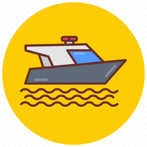 Speed, boat, watercraft, motorboat, ship, yacht, sailing icon - Download on Iconfinder