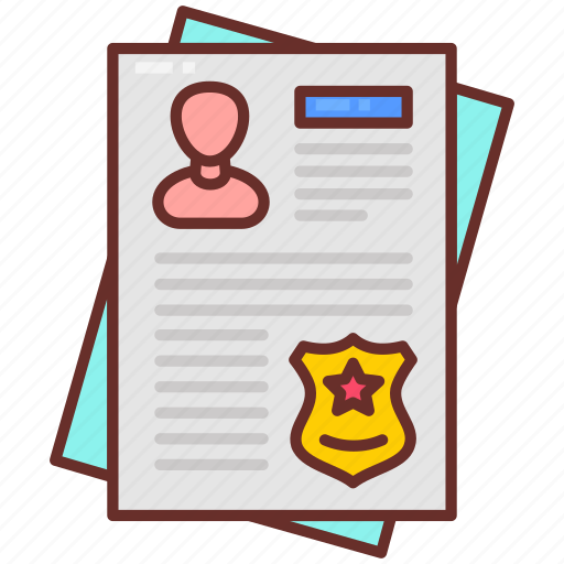 Criminal, record, history, crimes, report, police, crime icon - Download on Iconfinder