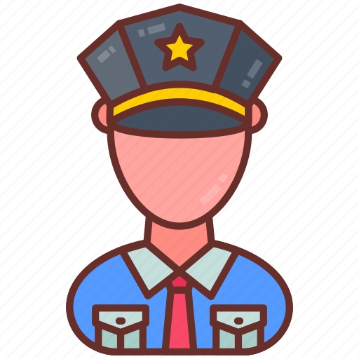 Policeman, police, officer, constable, law, enforcer, force icon - Download on Iconfinder