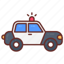 police, cruiser, car, panda, van, vehicle, radio, siren