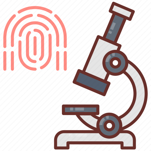 Forensic, lab, laboratory, microscope, crime, science, fingerprint icon - Download on Iconfinder