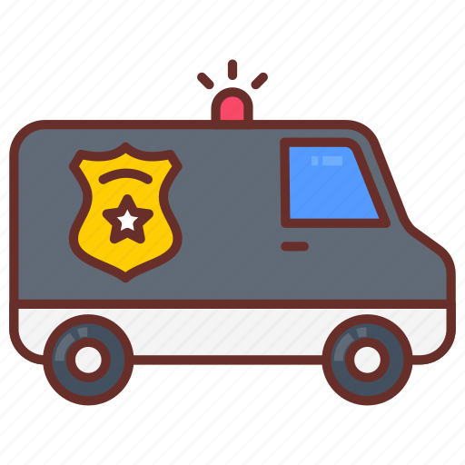 Police, van, wagon, paddy, vehicle, car, radio icon - Download on Iconfinder