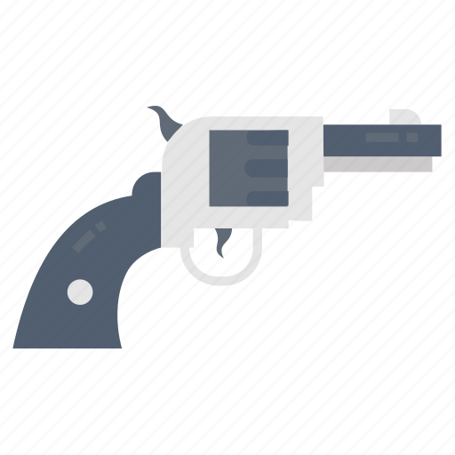 Revolver, colt, pistol, handgun, machine, gun, security icon - Download on Iconfinder