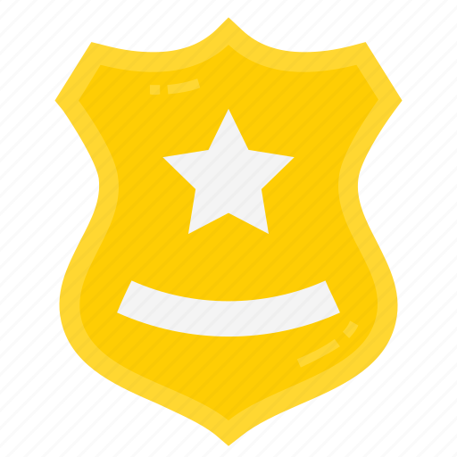 Police, badge, sheriff, brooch, breast, medallion, star icon - Download on Iconfinder