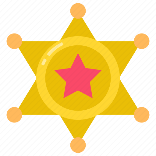 Sheriff, badge, constable, marshal, officer, magistrate icon - Download on Iconfinder