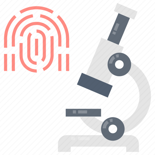 Forensic, lab, laboratory, microscope, crime, science, fingerprint icon - Download on Iconfinder