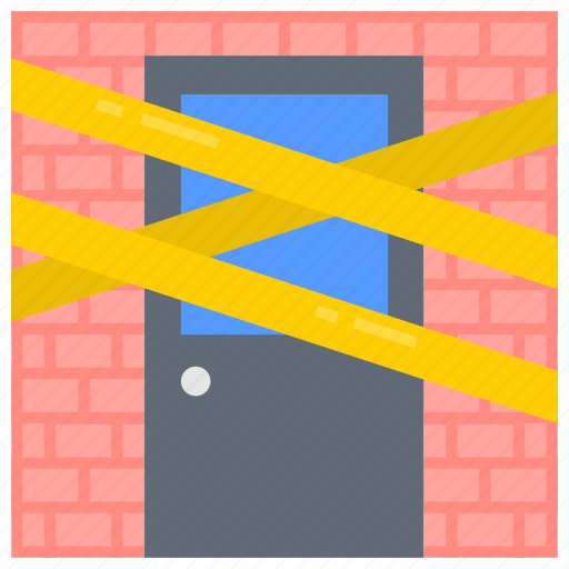 Police, station, sealed, room, door, office, lockup icon - Download on Iconfinder