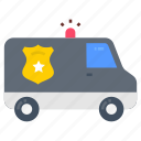 police, van, wagon, paddy, vehicle, car, radio