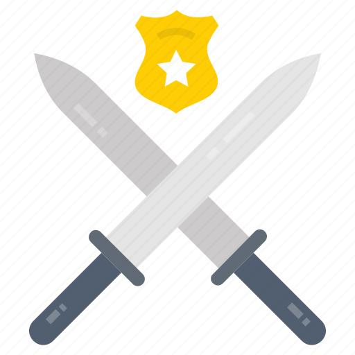 Armed, patrol, aggressive, military, police, swords, batch icon - Download on Iconfinder