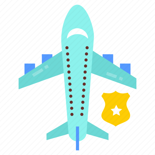 Airport, police, airplane, security, flying, plane, patrol icon - Download on Iconfinder