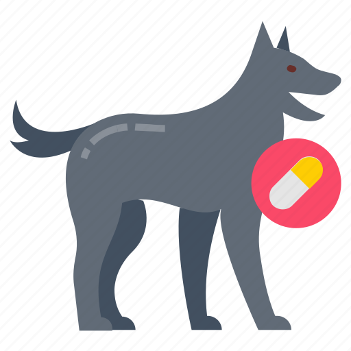Drug, detection, dog, tracking, bloodhound, sniffer, canine icon - Download on Iconfinder