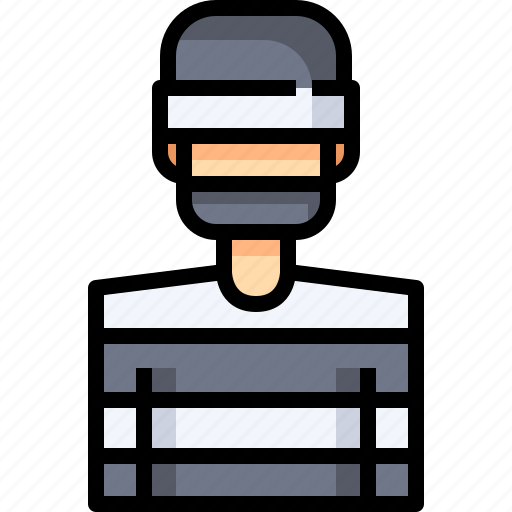 Bandit, wanted, burglar, arrested, people icon - Download on Iconfinder