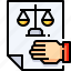 document, hand, justice, law, judge, scale 