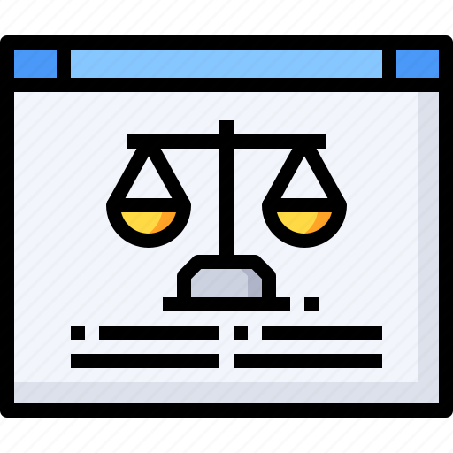 Firm, agency, website, law, page, lawyer, justice icon - Download on Iconfinder