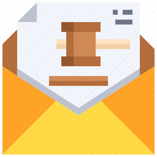 Justice, law, document, envelope, sentence icon - Download on Iconfinder