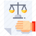 judge, scale, hand, justice, document, law