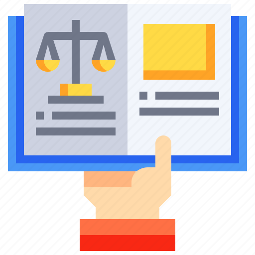 Law, hand, justice, book, oath, education icon - Download on Iconfinder