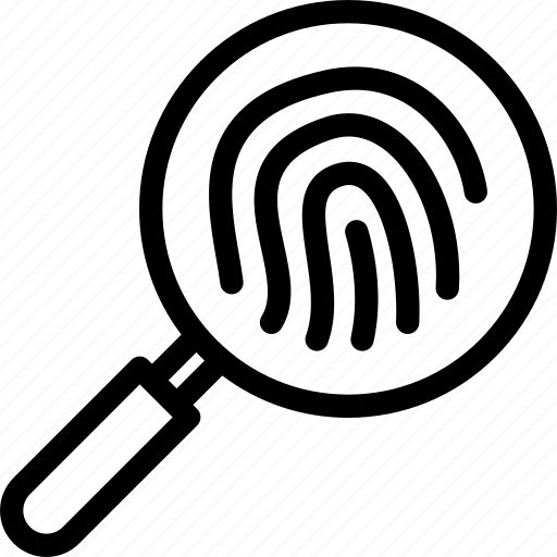 Court, crime, fingerprints, law, lawyer, police icon - Download on Iconfinder