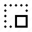 corner, bottom, right 