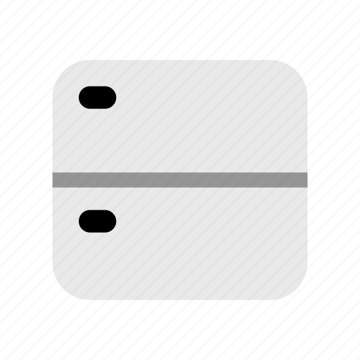 Split, screen, horizontal, cascade, stack, display, window icon - Download on Iconfinder