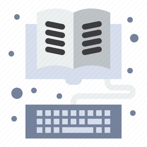 Book, ebook, keyboard, library, online icon - Download on Iconfinder