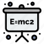 board, emc2, formula, physics 