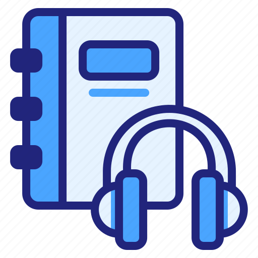 Audiobook, listen, audio, headphone, study icon - Download on Iconfinder