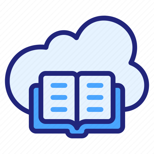 Elearning, cloud, learning, study, education, storage, server icon - Download on Iconfinder