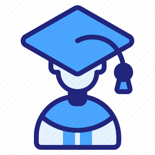 Graduated, man, avatar, graduate, education, school, user icon - Download on Iconfinder