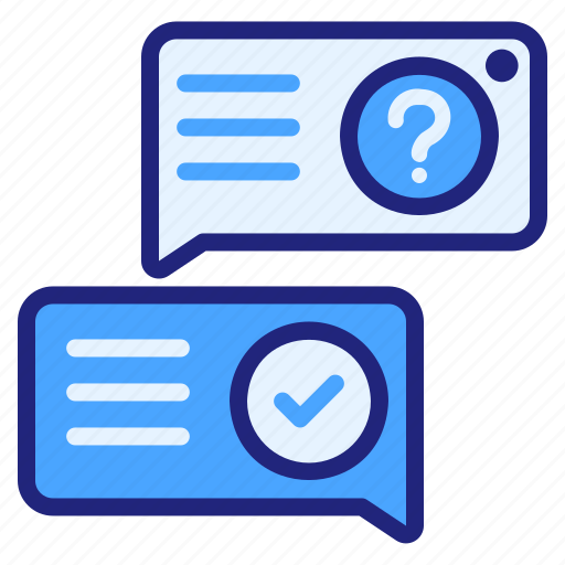 Question, answer, education, help, support icon - Download on Iconfinder