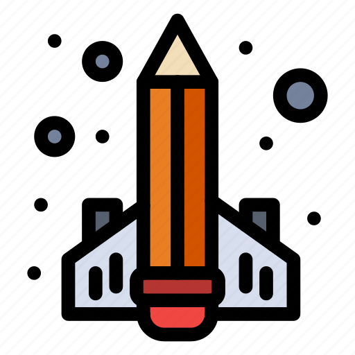 Book, education, knowledge, learning, rocket icon - Download on Iconfinder