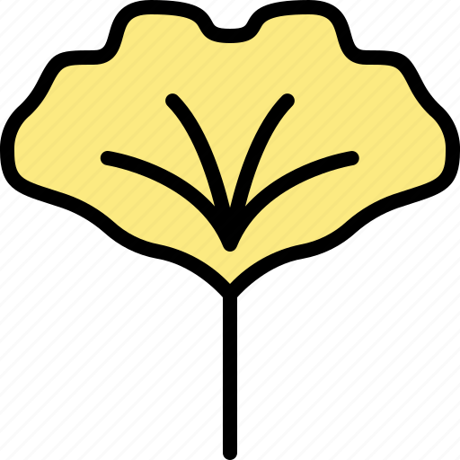Autumn, eco, ginkgo, leaf, nature, plant, tree icon - Download on Iconfinder