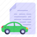 car document, car paper, auto insurance, car policy, car contract 
