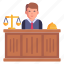 magistrate, judge, court judge, chief justice, arbitrator 