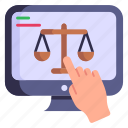 online law, online legislation, legal technology, online justice, digital law 