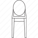 chair, designer, furniture, ghost, legendary, stool, victoria