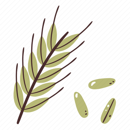 Rye, grain, food, ingredient, recipes, cooking, vegetable icon - Download on Iconfinder