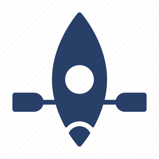 Kayaking, boat, canoe, canoeing, rowing, sea icon - Download on Iconfinder