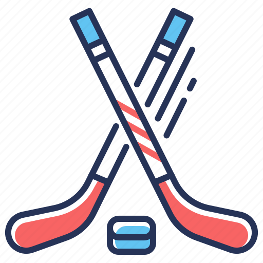 Bandy, hockey, hockey sticks, puck icon - Download on Iconfinder