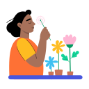 making, wish, flowers, dandelion, hoping, mindful 
