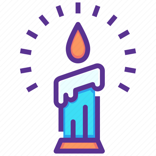 Bright, candle, glow, light, pray, shine, hygge icon - Download on Iconfinder