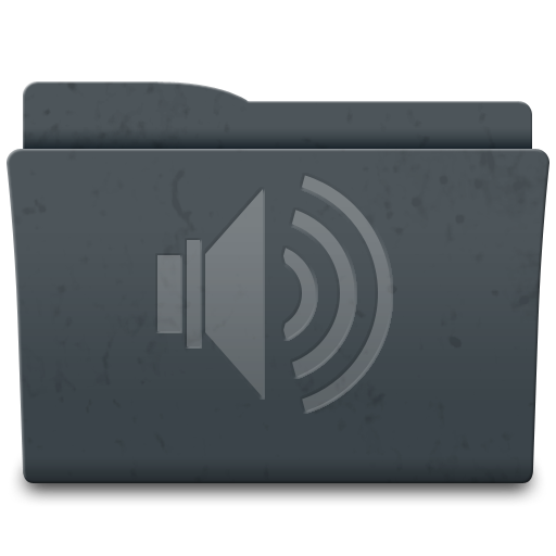Folder, sounds icon - Free download on Iconfinder