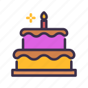 birthday, cake, celebration, party