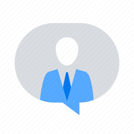 Chat, consultant, man icon - Download on Iconfinder