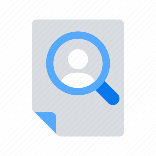Resume, search, specialist icon - Download on Iconfinder